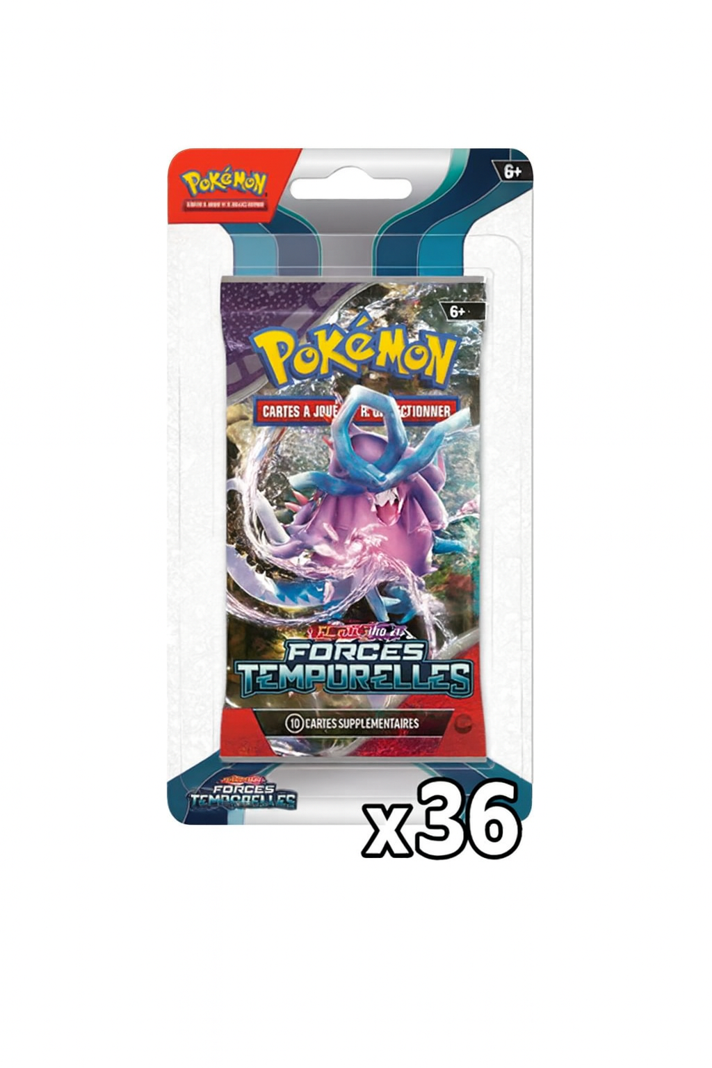 Booster Pokémon sous Blister|EV05 Ecarlate et Violet|Forces Temporelles|FR