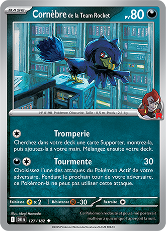 Cornèbre de la team Rocket 127/182