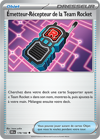 Emetteur-Récepteur de la team Rocket 178/182