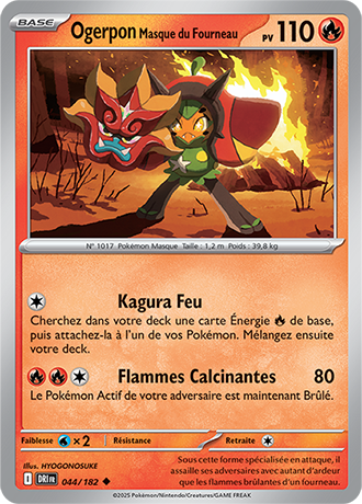 Ogerpon Masque du Fourneau 044/182