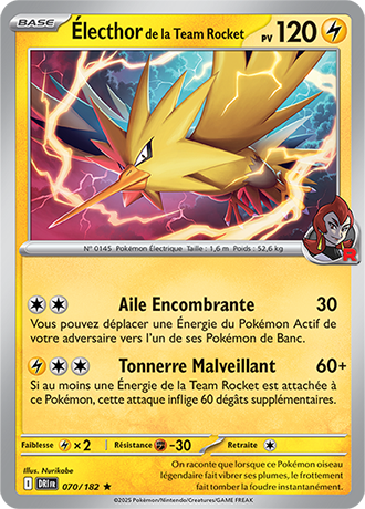 Electhor de la Team Rocket 070/182