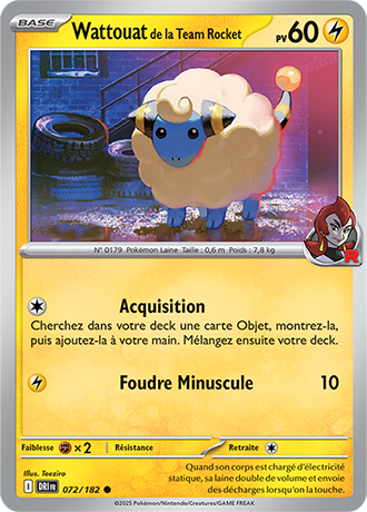 Wattouat de la Team Rocket 072/182