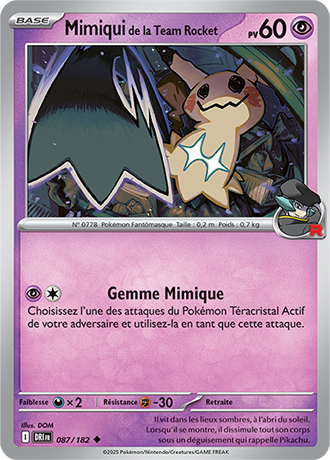 Mimiqui de la Team Rocket 087/182