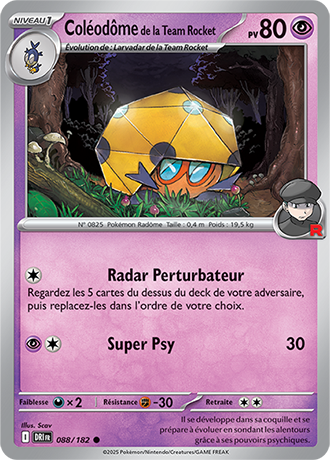 Coléodôme de la team Rocket 088/182