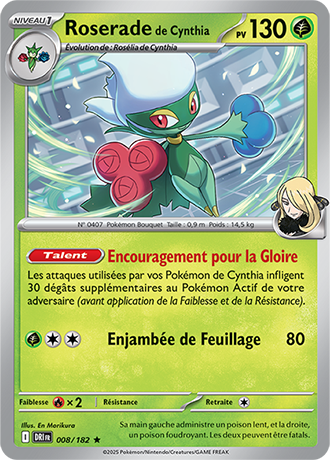 Holographique|Roserade de Cynthia 008/182