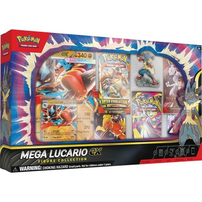 Pokémon｜Coffret｜5 boosters｜FIGURINE COLLECTION｜MEGA-LUCARIO EX