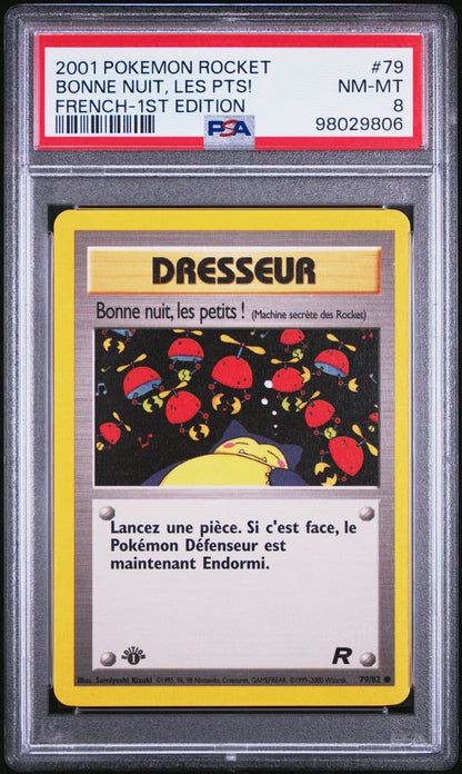 Bonne nuit, les petits ! 79/82 Team Rocket Edition 1｜PSA 8