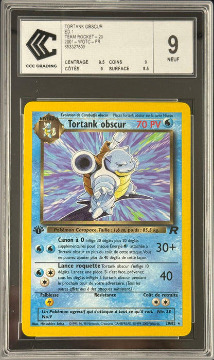 Tortank Obscur 20/82 Team Rocket Edition 1｜CCC 9