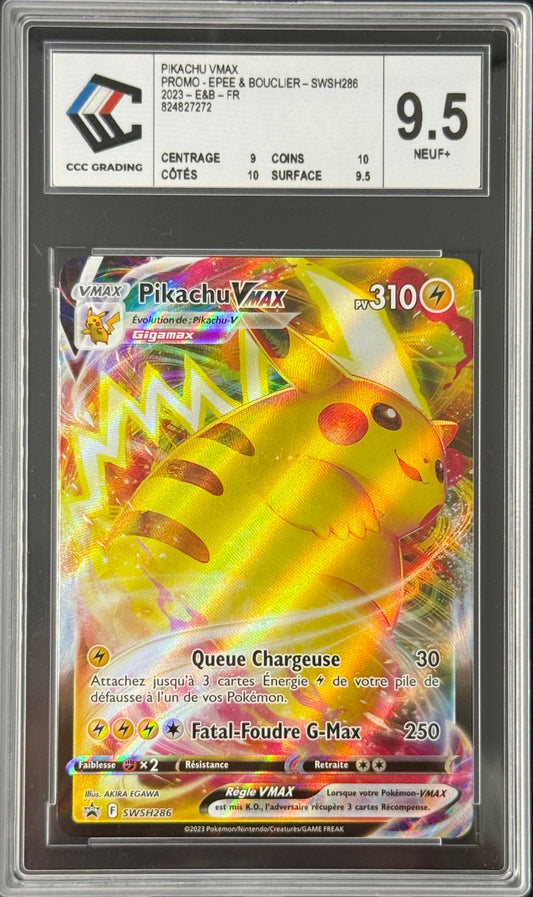 Pikachu Vmax SWSH286 Promo Zénith Suprême｜CCC 9.5
