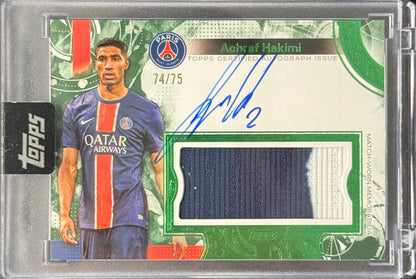 45/50 Exhibition Autograph Relic Card ｜Topps PSG Exhibiton 2024-2025