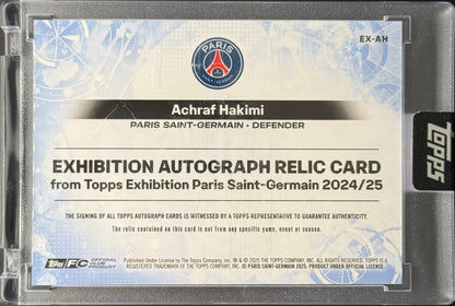 45/50 Exhibition Autograph Relic Card ｜Topps PSG Exhibiton 2024-2025