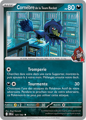 Cornèbre de la team Rocket 127/182