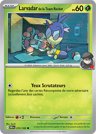 Larvadar de la team Rocket 015/182