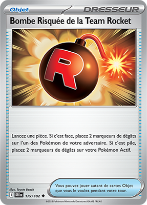 Bombe Risquée de la team Rocket 179/182