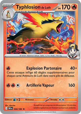 Holographique｜Typhlosion de Luth 034/182