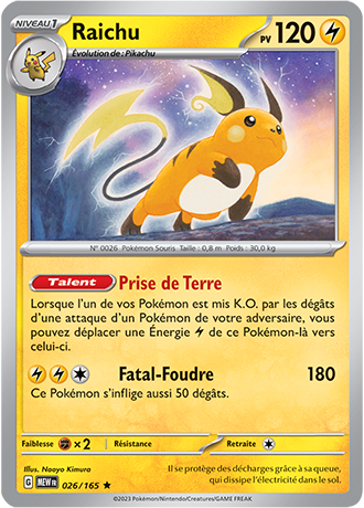 Holographique｜Raichu 026/165