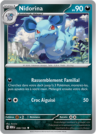 Reverse｜Nidorina 030/165