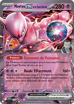 Mewtwo Ex de la Team Rocket SVP216