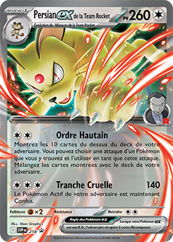 Persian Ex de la Team Rocket SVP218